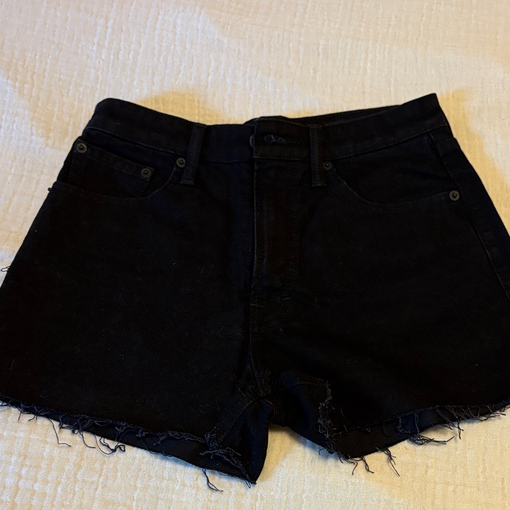 Lucky Brand Black Jean Shorts